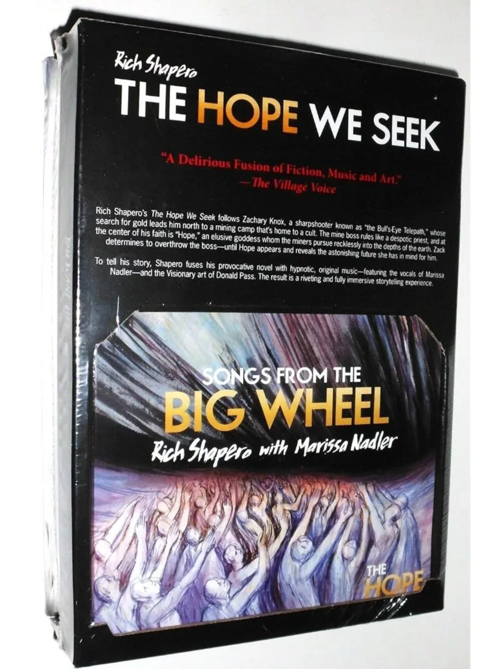 The Hope We Seek Rich Shapero Collector Edition Hardcover Book & Music CD Sealed